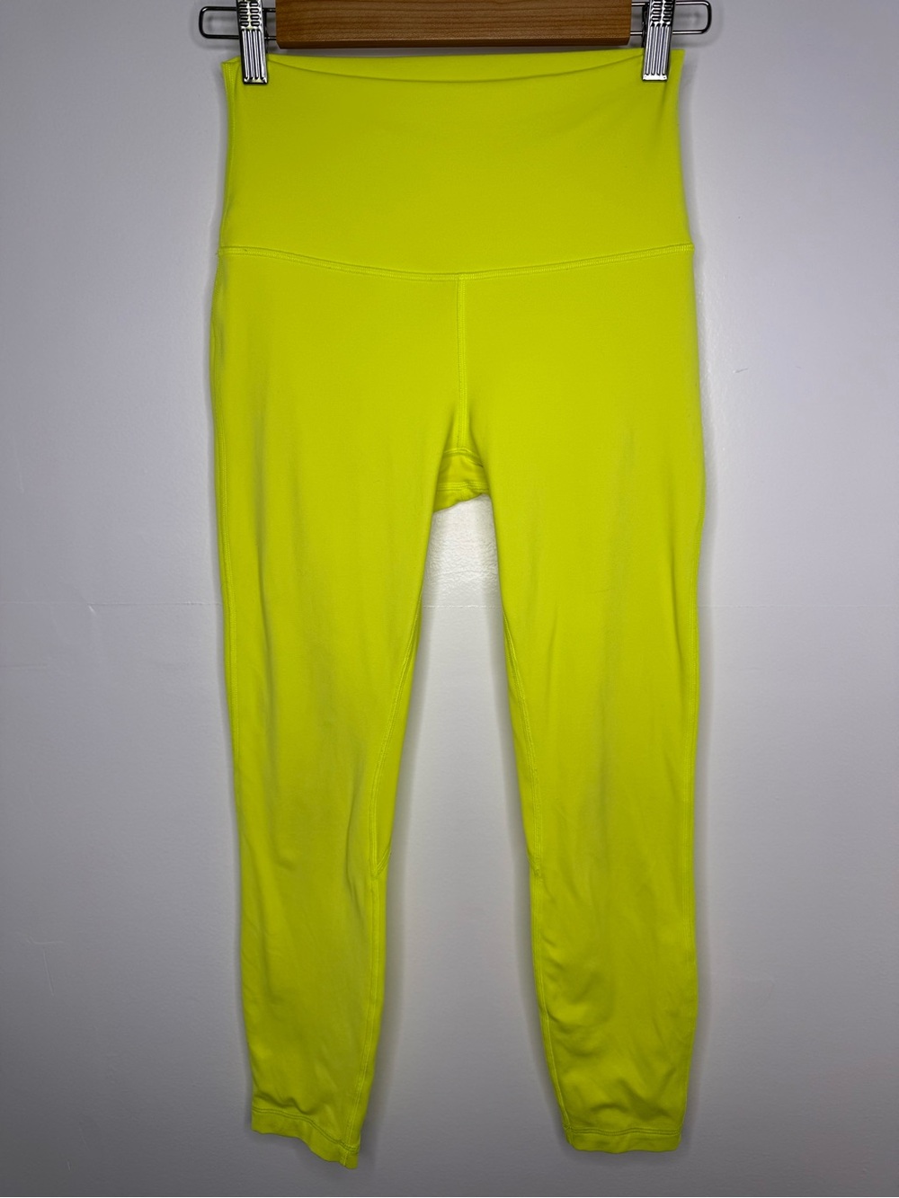 LULULEMON Electric Lemon Align High Rise Leggings 25” - Picture 2 of 7